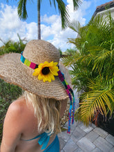 Load image into Gallery viewer, Natural Floppy Straw Sunhat