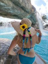 Load image into Gallery viewer, Natural Floppy Straw Sunhat