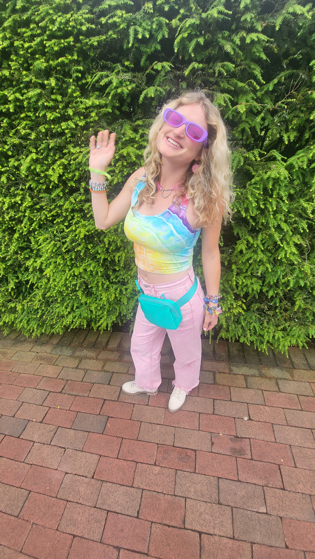 Turquoise Travel Waist Fanny Pack