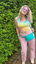 Load image into Gallery viewer, Turquoise Travel Waist Fanny Pack