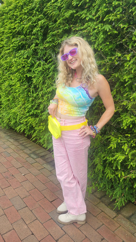 Yellow Travel Waist Fanny Pack