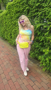 Yellow Travel Waist Fanny Pack