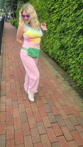 Green Travel Waist Fanny Pack
