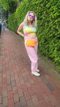 Load image into Gallery viewer, Orange Travel Waist Fanny Pack Bag