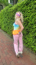 Load image into Gallery viewer, Orange Travel Waist Fanny Pack Bag
