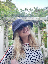 Load image into Gallery viewer, Black Courdoroy Bucket Hat