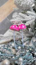 Load image into Gallery viewer, Pink Mushroom Earrings