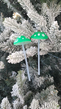 Load image into Gallery viewer, Green Mushroom Earrings