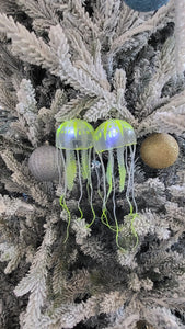 Chartruese Jellyfish Earrings