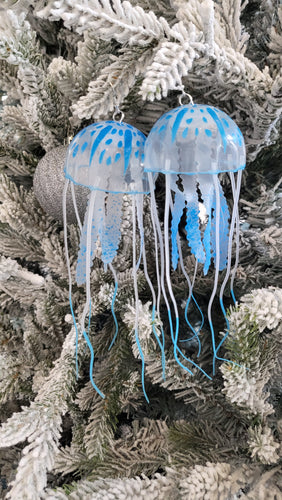 Blue Jellyfish Earrings