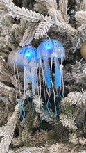 Load image into Gallery viewer, Blue Jellyfish Earrings