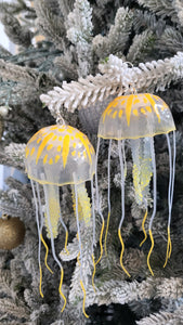 Yellow Jellyfish Earrings