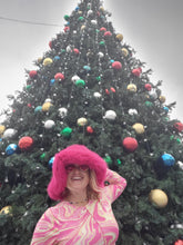 Load image into Gallery viewer, Hot Pink Floppy Faux Fur Bucket Hat