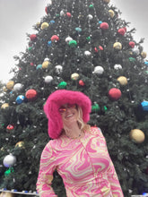 Load image into Gallery viewer, Hot Pink Floppy Faux Fur Bucket Hat
