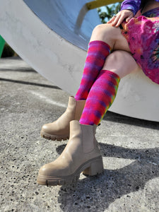 Handmade Tie Dye Knee Socks