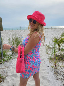 Pink Courdoroy Day Bag