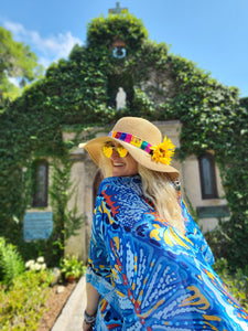 Silk Blue Kimono