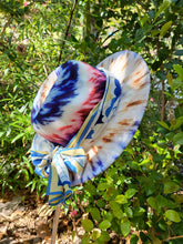 Load image into Gallery viewer, Red White and Blue Tye Dye Fedora