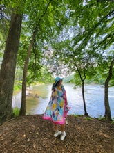 Load image into Gallery viewer, Rainbow Watercolor Kimono