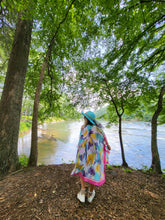 Load image into Gallery viewer, Rainbow Watercolor Kimono