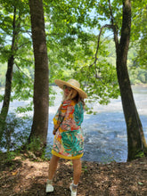 Load image into Gallery viewer, Yellow Tropical Kimono