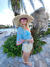 Load image into Gallery viewer, Small Straw Sand Tote