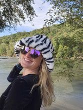 Load image into Gallery viewer, Zebra Fuzzy Bucket Hat