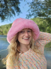 Load image into Gallery viewer, Fuzzy Baby Pink Bucket Hat