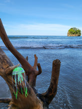 Load image into Gallery viewer, Green Jellyfish Earrings