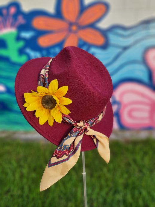 Fall Paisley Fedora