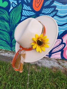 Desert Sunrise Wide Rimmed Fedora