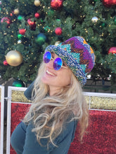 Load image into Gallery viewer, Rainbow ZigZag Orange Sunshine Crochet Bucket Hat