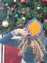 Load image into Gallery viewer, Rainbow ZigZag Orange Sunshine Crochet Bucket Hat