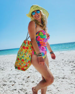 Green Garden Beach Bag