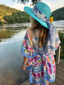 Abstract Rainbow Kimono