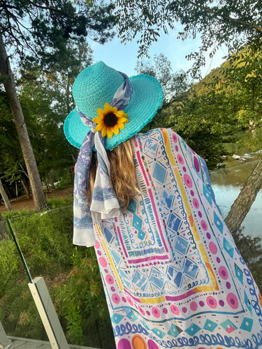 Abstract Rainbow Kimono