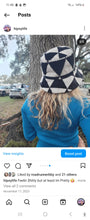 Load image into Gallery viewer, Black and White diamond Checkered Reversible Bucket Hat