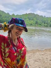 Load image into Gallery viewer, Purple Newsboy Rasta Hat