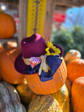 Load image into Gallery viewer, Burgundy Fall Fedora
