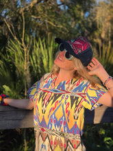 Load image into Gallery viewer, Guatemalan Hupil Flower Trucker Hat