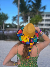 Load image into Gallery viewer, Yellow Guatemalan Embroidered Sunhat