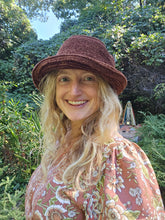 Load image into Gallery viewer, Knit brown Bucket Hat