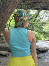 Load image into Gallery viewer, Tropical Navy Bucket Hat