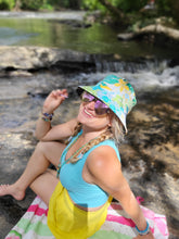 Load image into Gallery viewer, Tropical Turquoise Bucket Hat