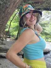 Load image into Gallery viewer, Tropical Navy Bucket Hat