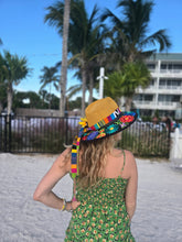 Load image into Gallery viewer, Yellow Guatemalan Embroidered Sunhat
