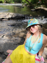 Load image into Gallery viewer, Tropical Turquoise Bucket Hat