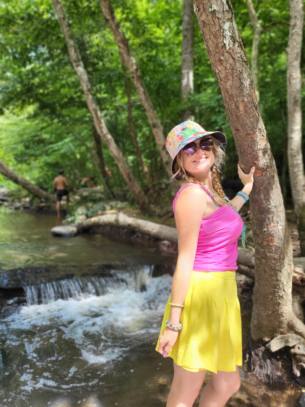 Tropical Peach Bucket Hat
