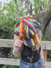 Load image into Gallery viewer, Rainbow Rasta NewsBoy Hat