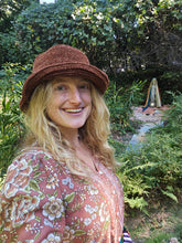 Load image into Gallery viewer, Knit brown Bucket Hat
